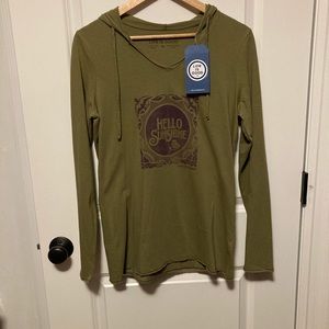 Life is Good Hooded Long Sleeve NWT